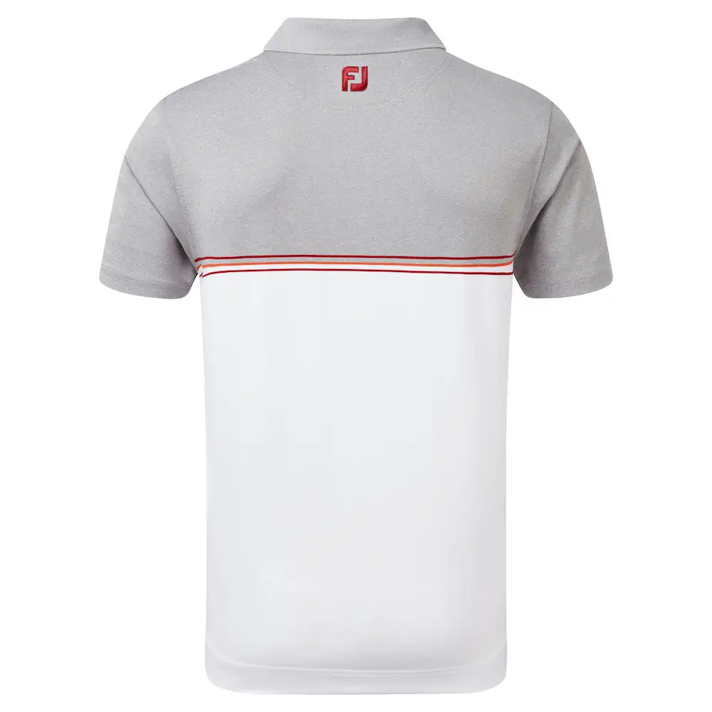 Footjoy Colour Block Lisle Golf Shirt 87966 - Image 2