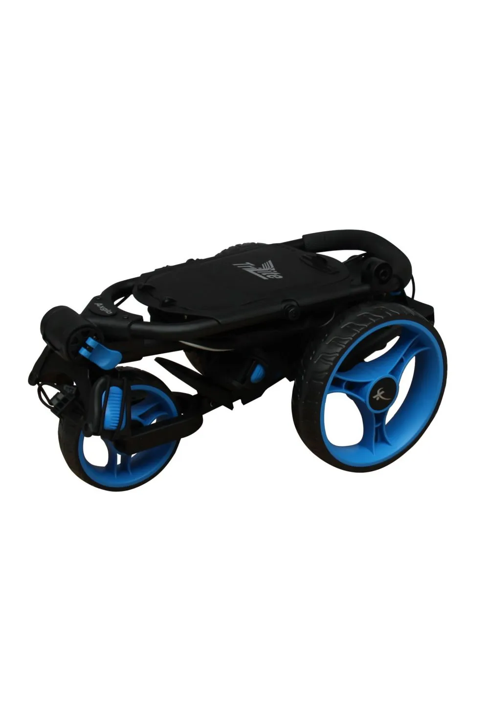 Axglo TriLite 3 Wheel Golf Trolley | Black/Blue - Image 4