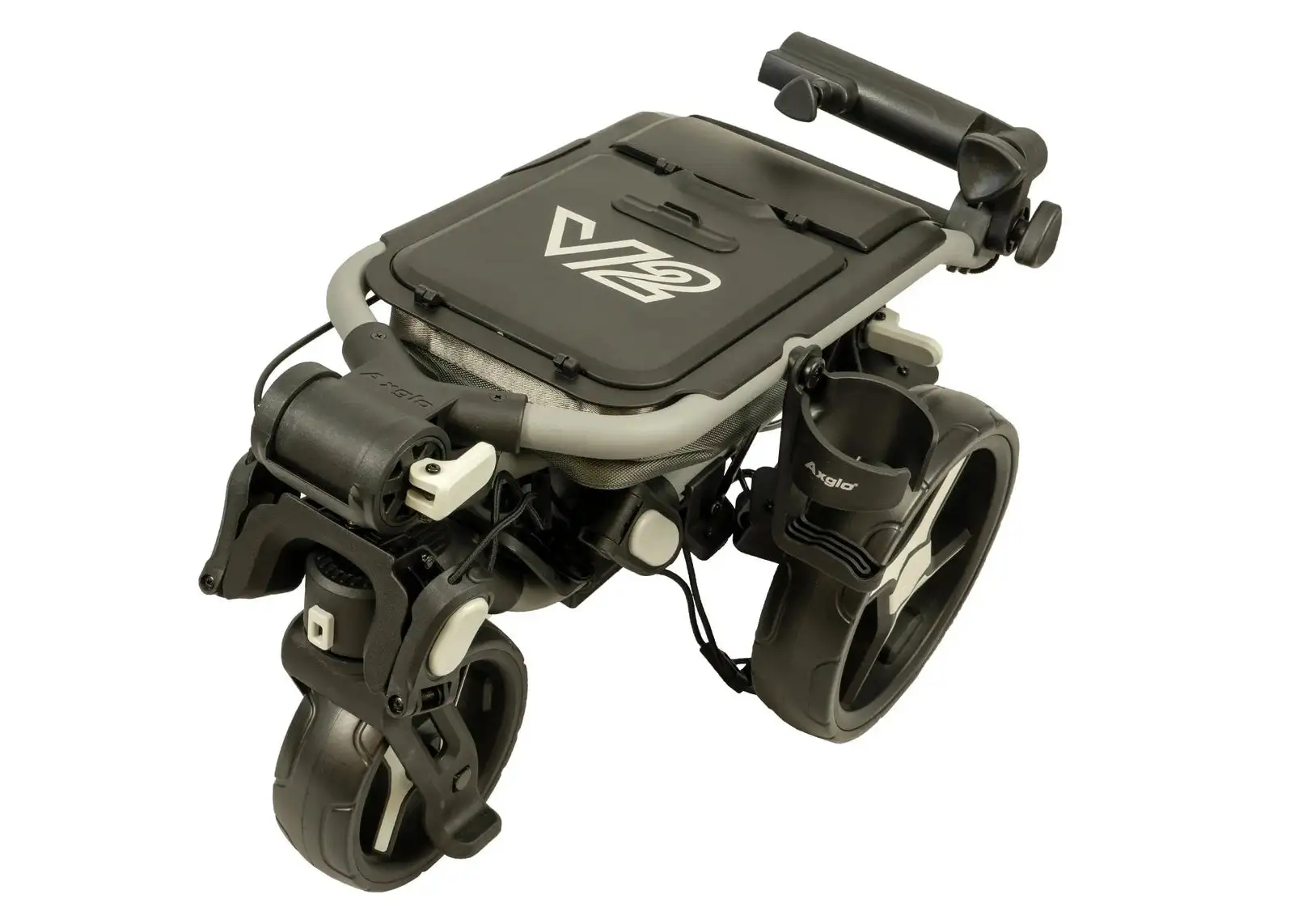 Axglo Tri-360 V2 Golf Trolley | Black/Grey - Image 2