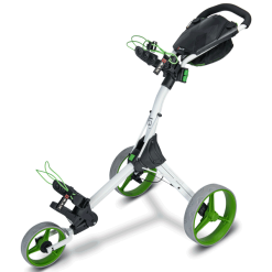 Big Max IQ+ Push Golf Trolley | White/Lime