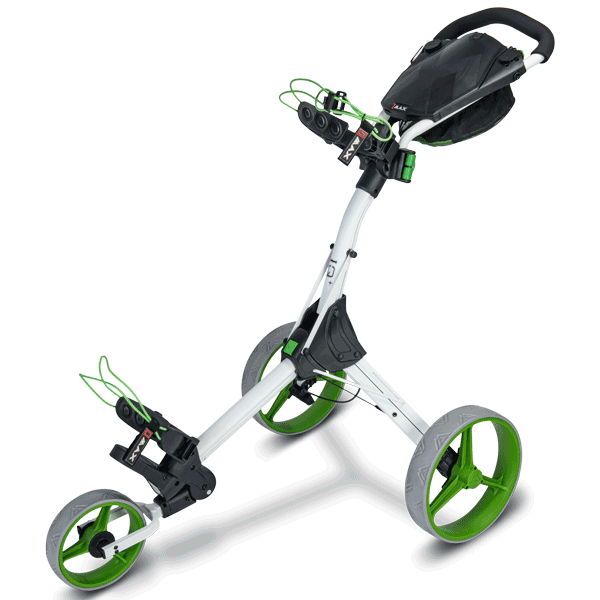 Big Max IQ+ Push Golf Trolley | White/Lime