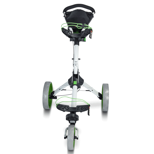 Big Max IQ+ Push Golf Trolley | White/Lime - Image 4