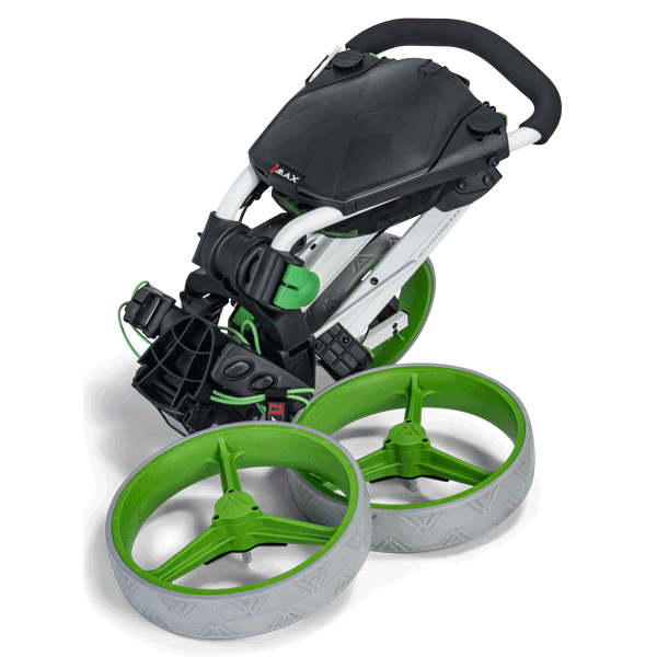 Big Max IQ+ Push Golf Trolley | White/Lime - Image 6