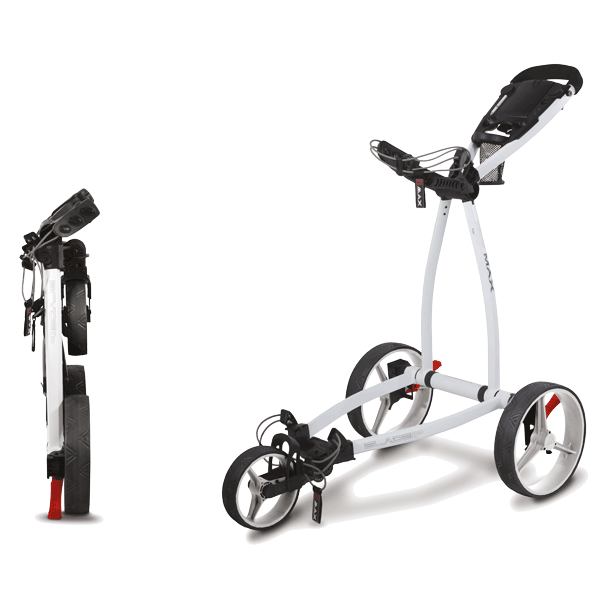 Big Max Blade IP Golf Trolley | White - Image 2