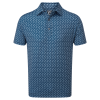 FootJoy Leaping Dolphins Print Lisle Golf Shirt 88353