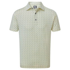 FootJoy Leaping Dolphins Print Lisle Golf Shirt 88354