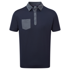 FootJoy Tonal Trim With Pocket Golf Shirt 88377