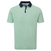 FootJoy Solid Stripe Placket Pique Golf Shirt 88380
