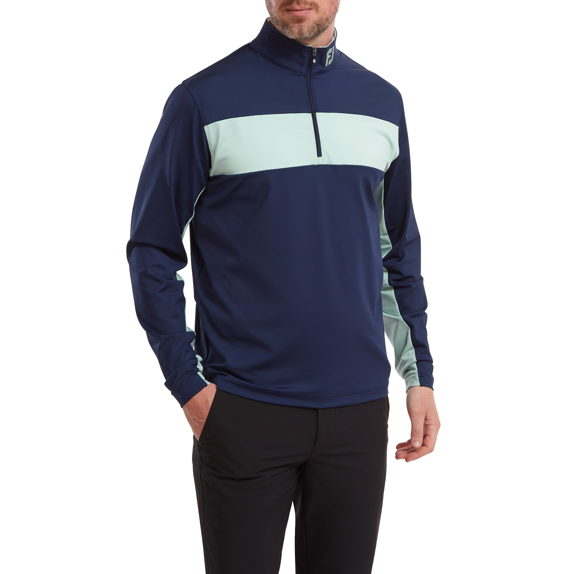 FootJoy Engineered Chest Stripe Chill-Out Golf Pullover 88426 - Image 4