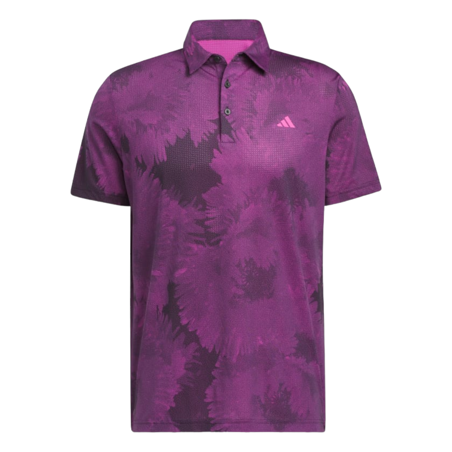 Adidas Flower Mesh Print Golf Polo Shirt HS7618