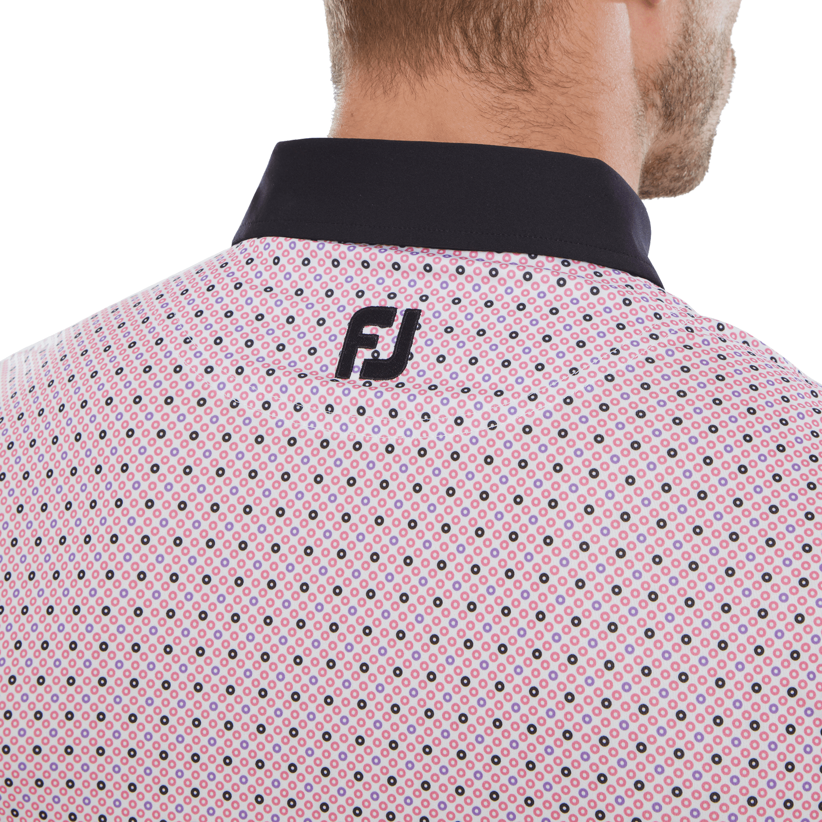 FootJoy Circle Print Golf Polo Shirt 80032 - Image 3