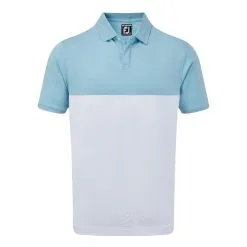 FootJoy Lisle Engineered Colour Block Polo Shirt 92936