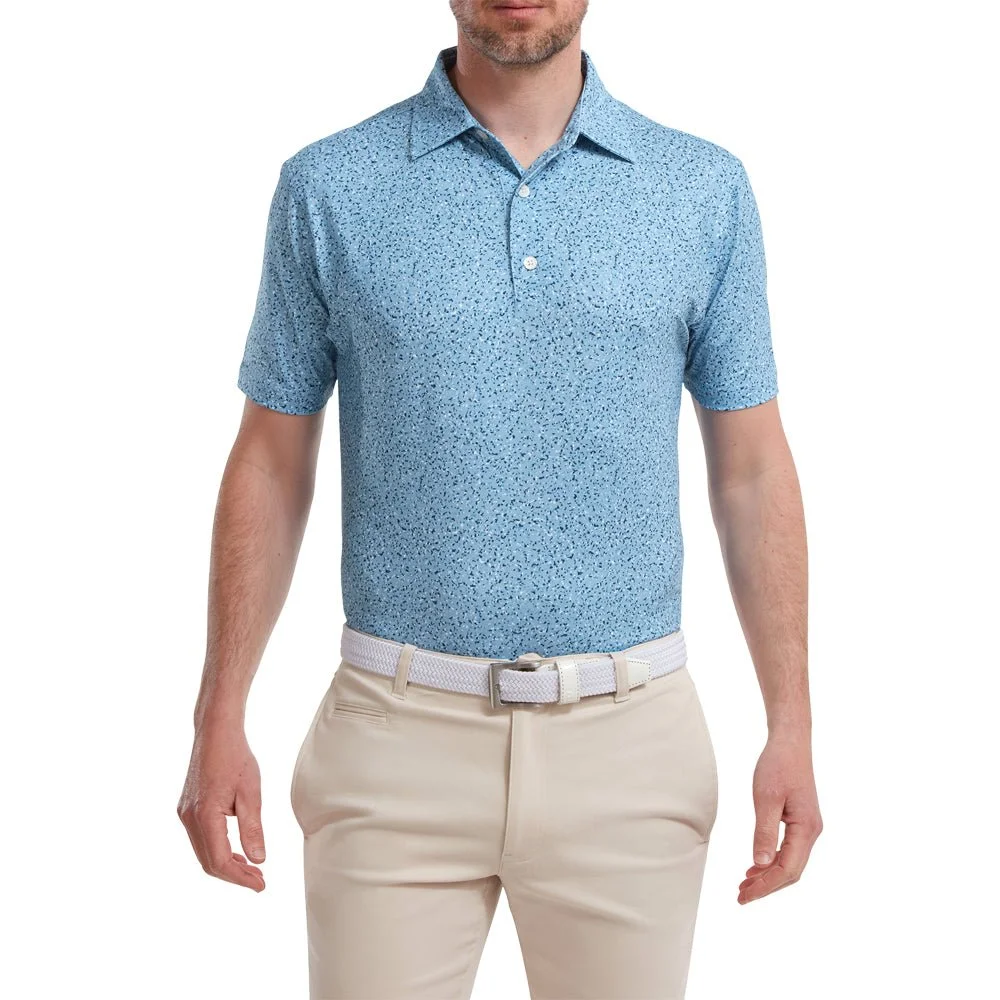 Footjoy Granite Print Lisle Golf Shirt 88417 - Image 2