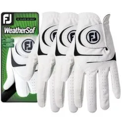 Footjoy WeatherSof Golf Glove | 3 Pack 66255