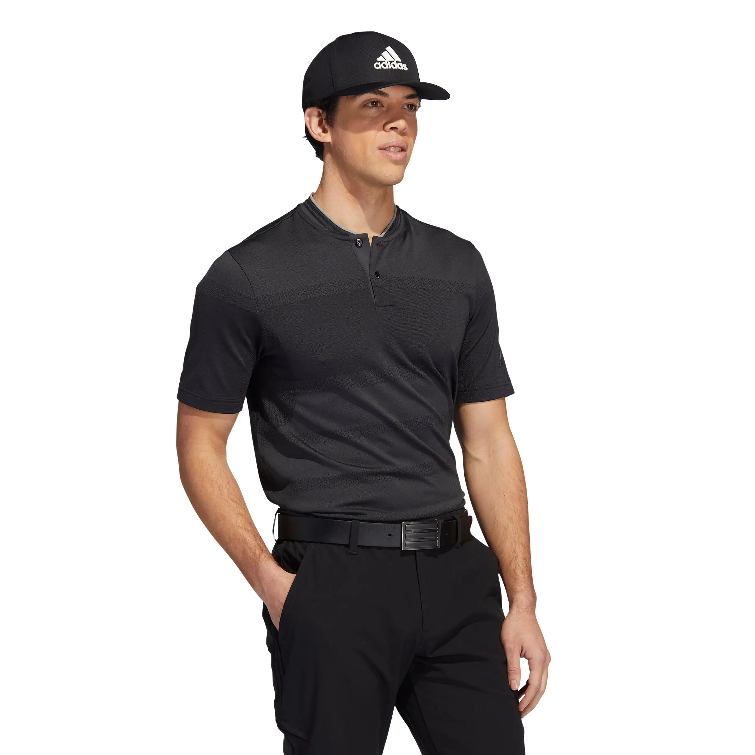Adidas Statement Seamless Primeknit Golf Polo Shirt H61758 - Image 4