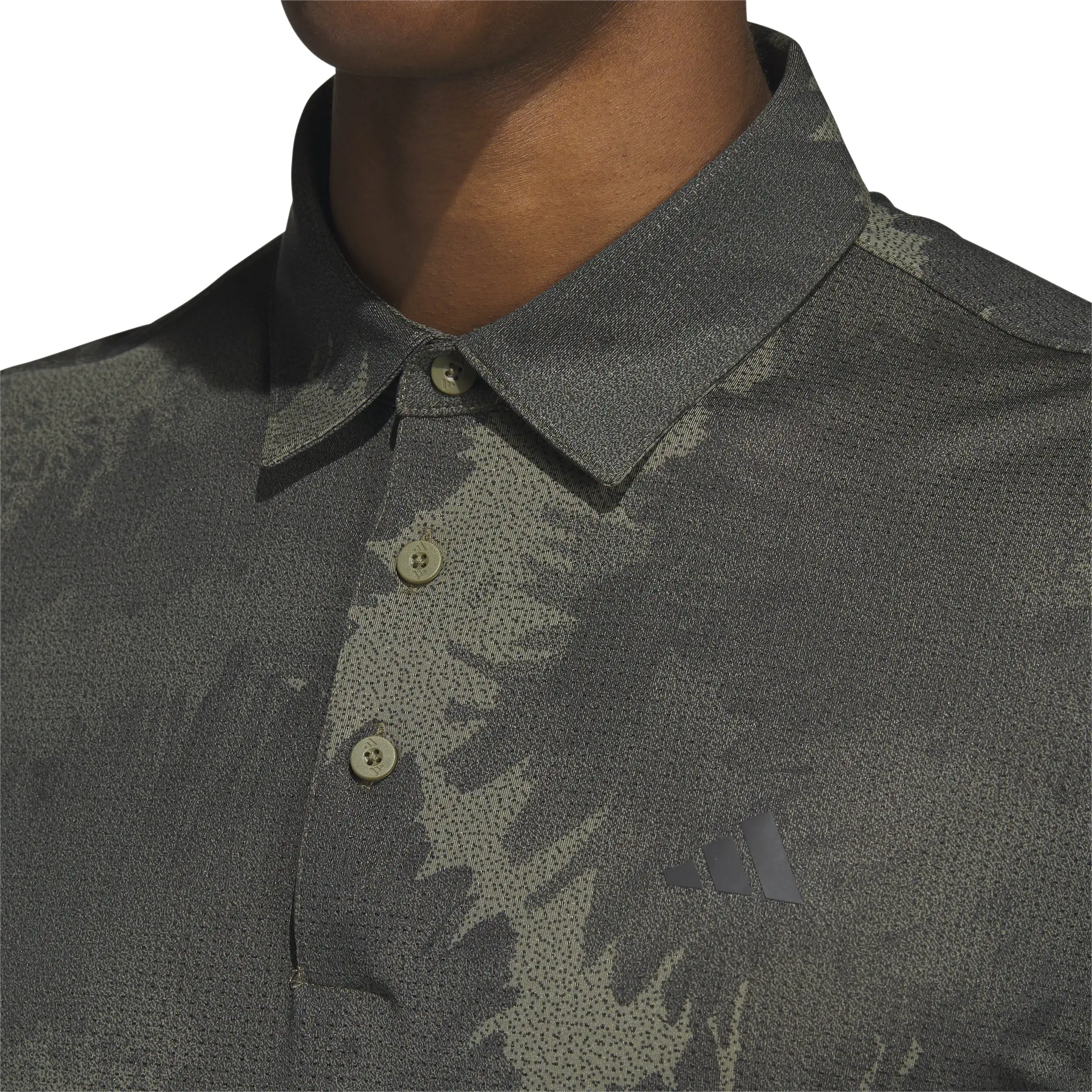 Adidas Flower Mesh Print Golf Polo Shirt HS1129 - Image 4