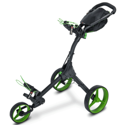 Big Max IQ+ Push Golf Trolley | Black/Lime
