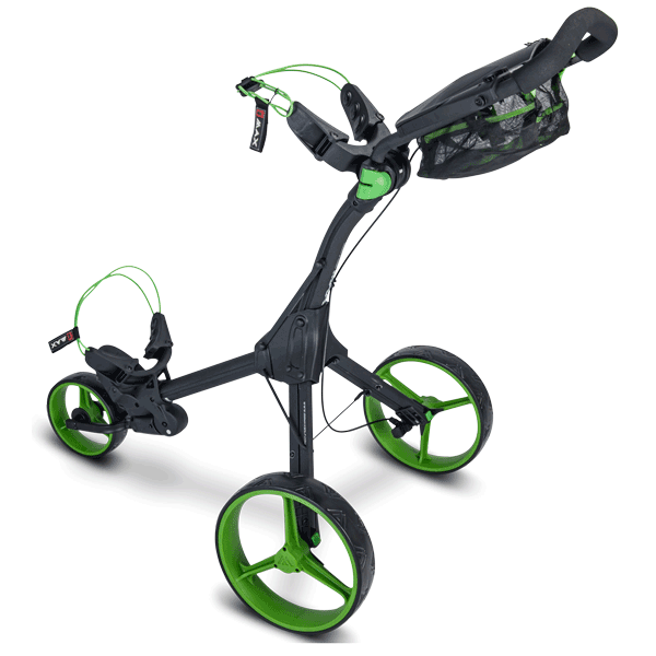 Big Max IQ+ Push Golf Trolley | Black/Lime - Image 7