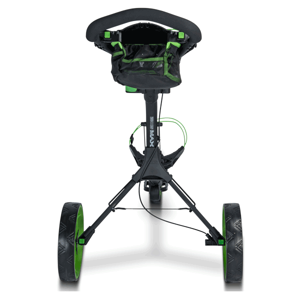 Big Max IQ+ Push Golf Trolley | Black/Lime - Image 6
