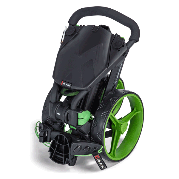 Big Max IQ+ Push Golf Trolley | Black/Lime - Image 4