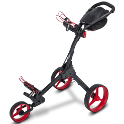 Big Max IQ+ Push Golf Trolley | Black/Red