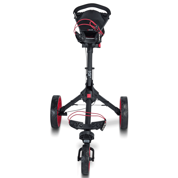 Big Max IQ+ Push Golf Trolley | Black/Red - Image 2