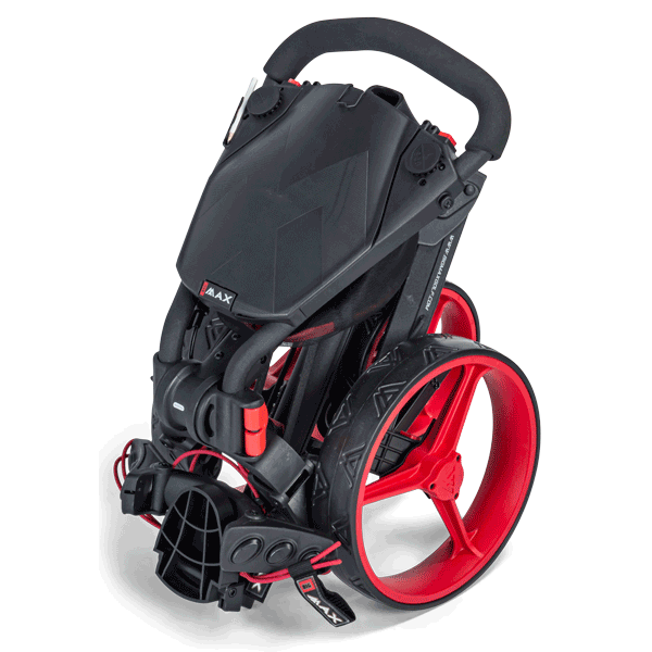 Big Max IQ+ Push Golf Trolley | Black/Red - Image 4