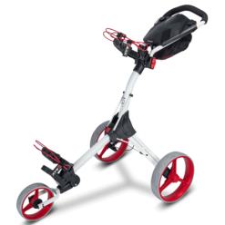 Big Max IQ+ Push Golf Trolley | White/Red