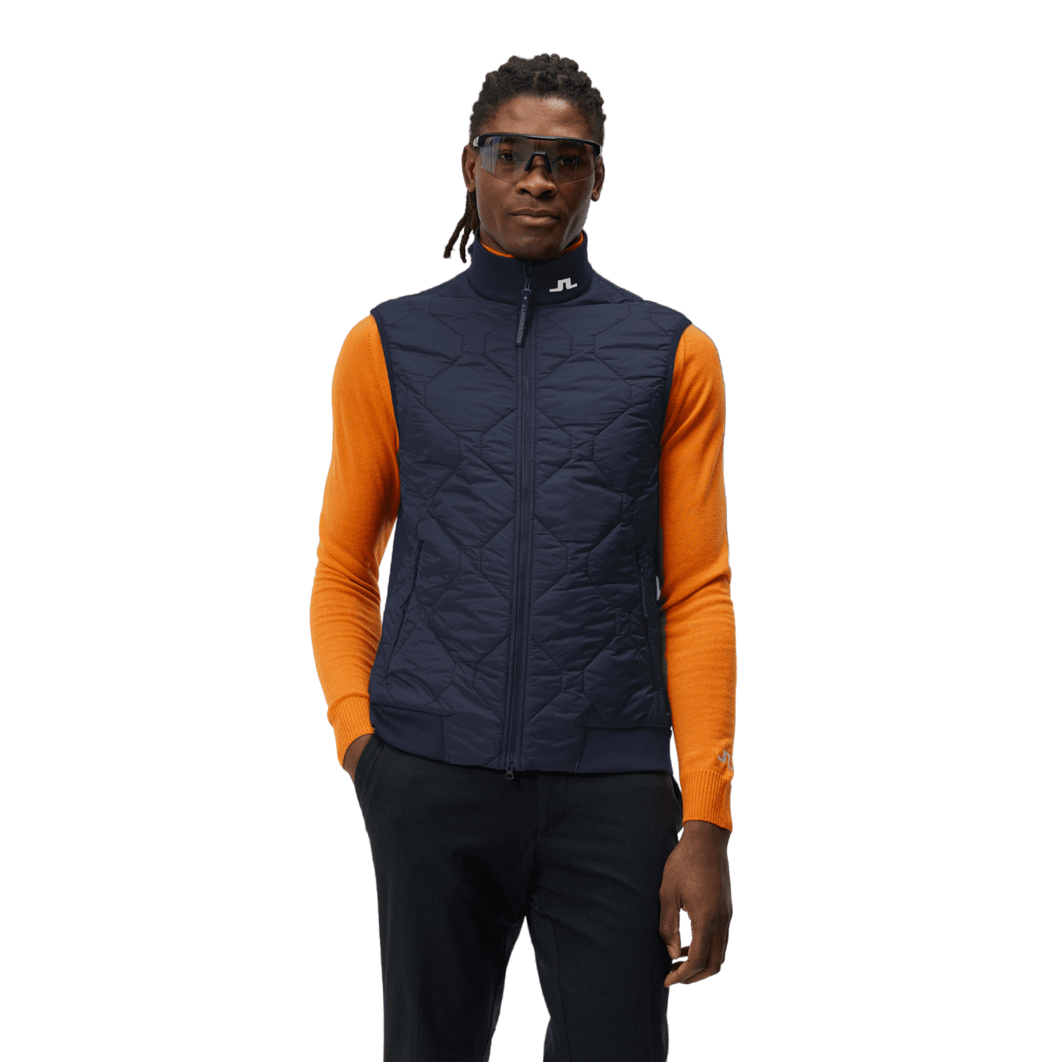 J.Lindeberg J. Lindeberg Quilt Hybrid Golf Vest AMOW09220