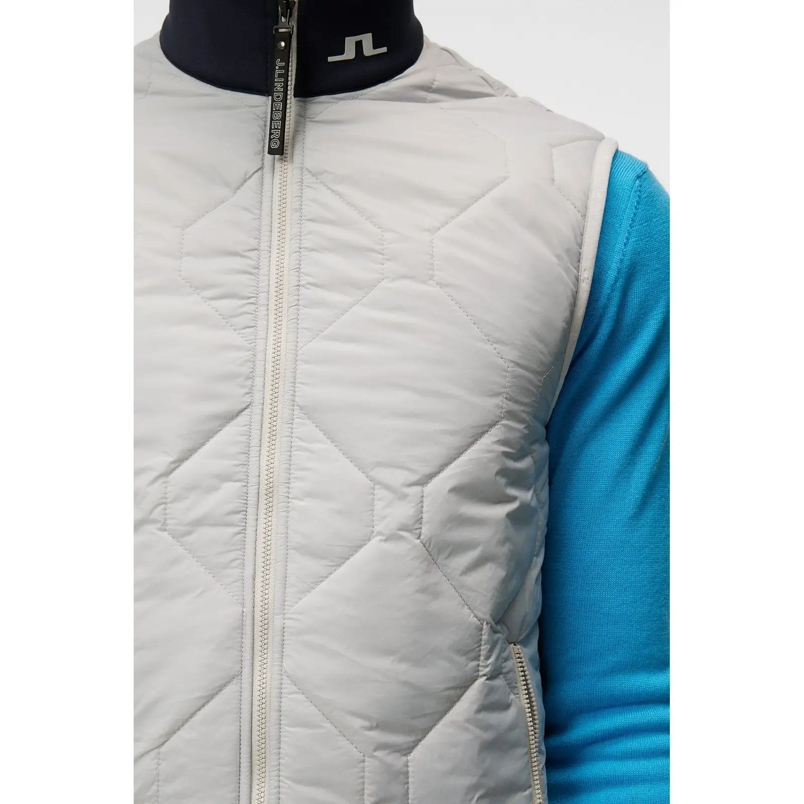 J.Lindeberg J. Lindeberg Quilt Hybrid Golf Vest AMOW09220 - Image 3