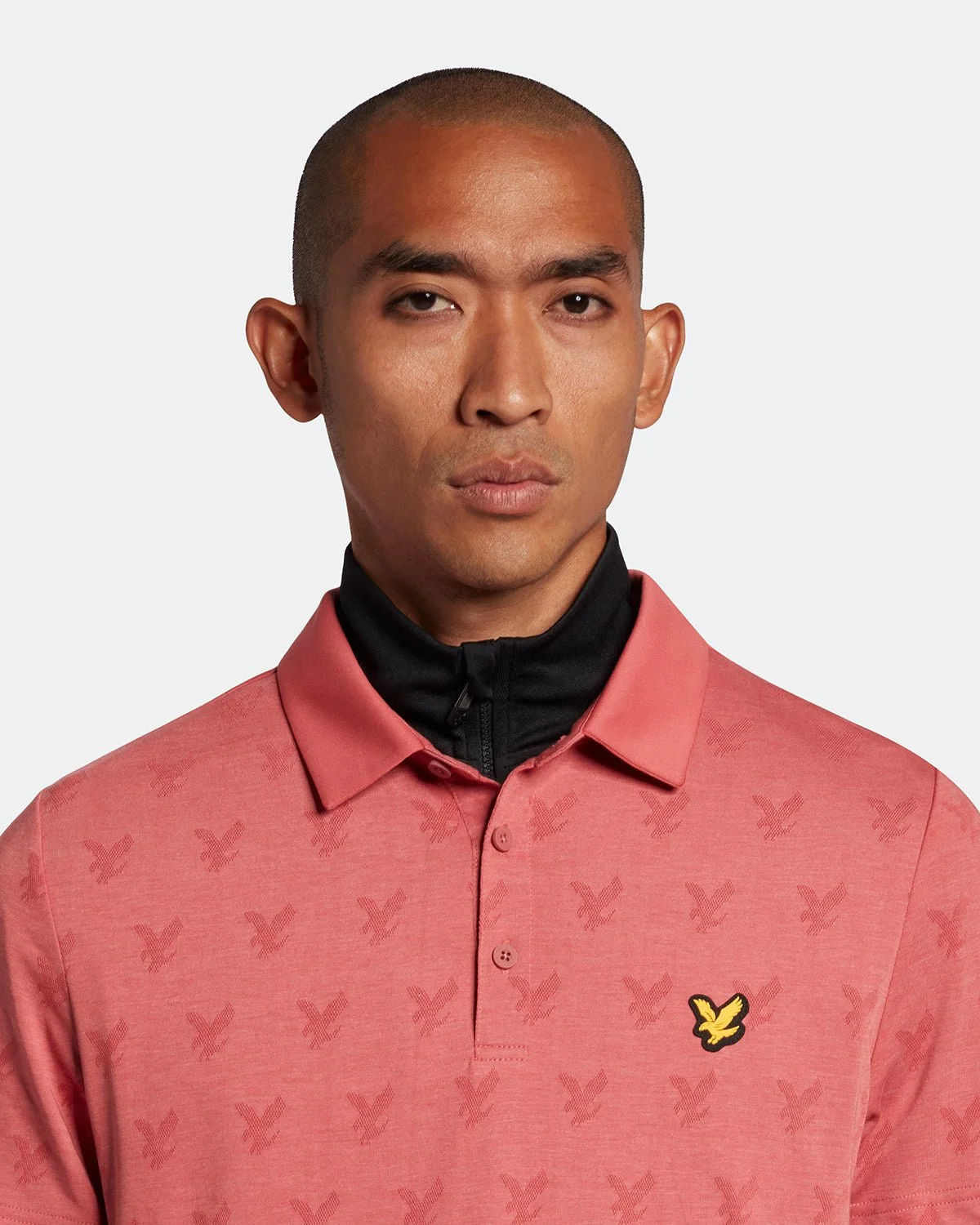 Lyle & Scott Jacquard Golf Polo Shirt SP1562G - Image 4