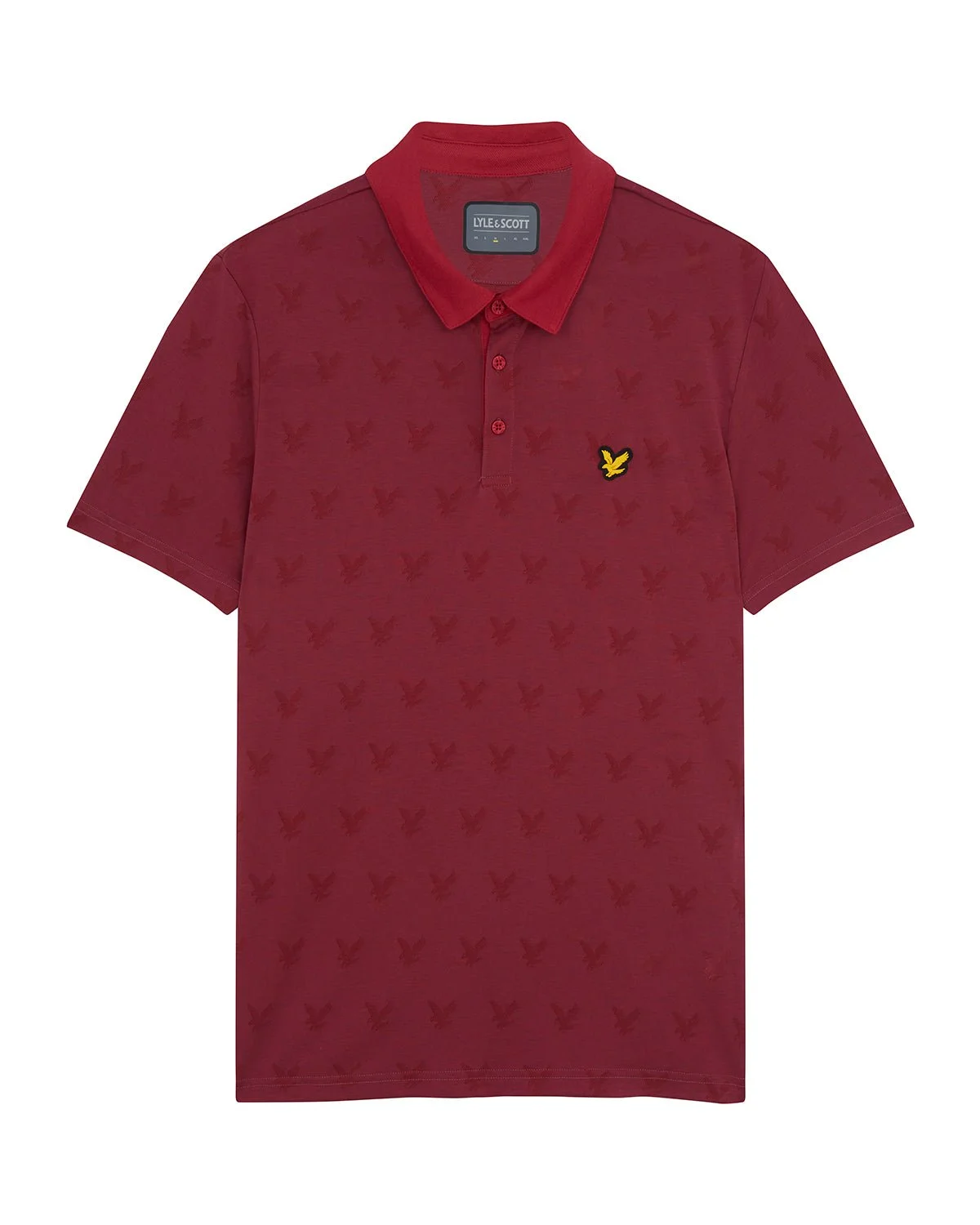 Lyle & Scott Jacquard Golf Polo Shirt SP1562G - Image 4