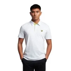 Lyle & Scott Lyle Polka Dot Golf Polo Shirt SP1665G