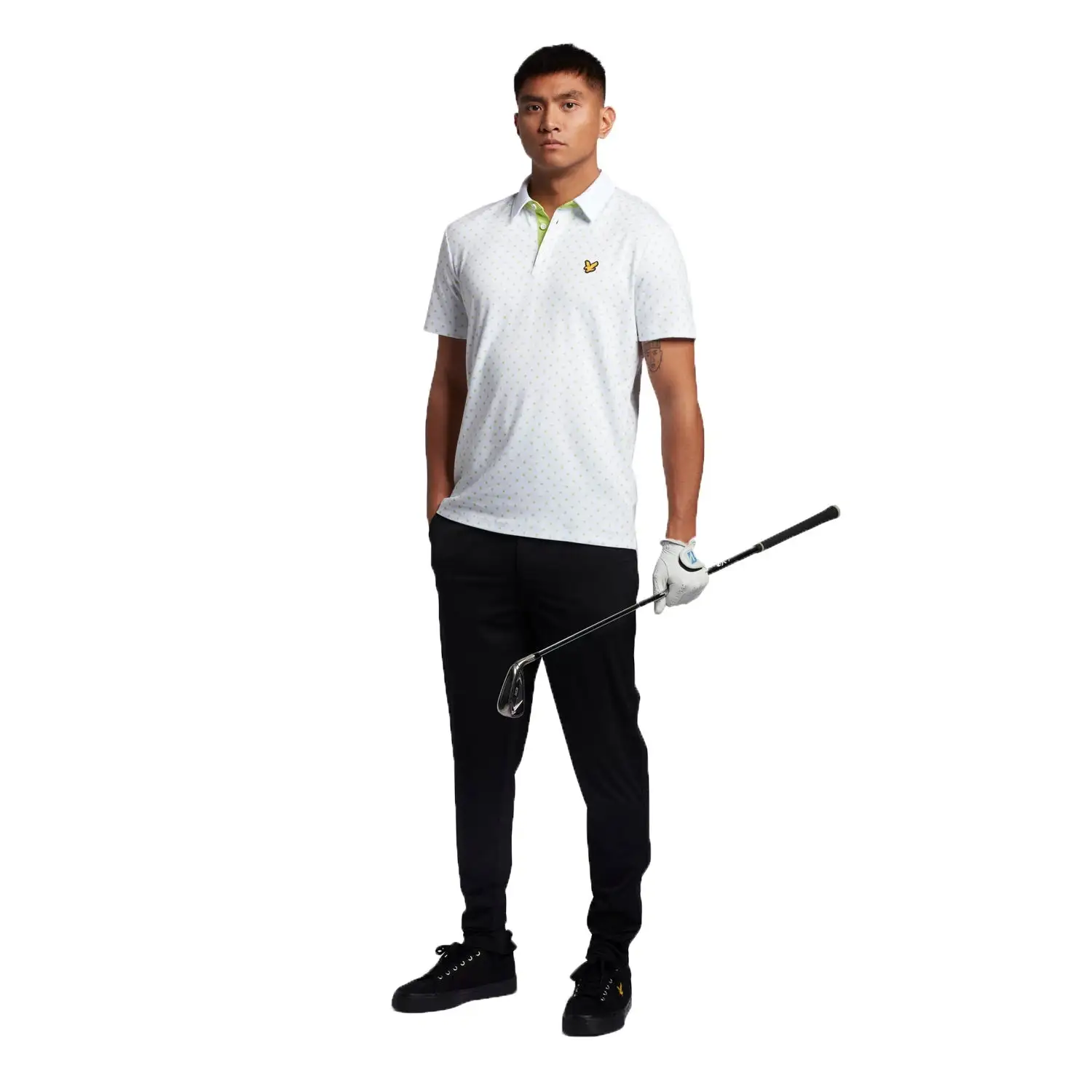 Lyle & Scott Lyle Polka Dot Golf Polo Shirt SP1665G - Image 2