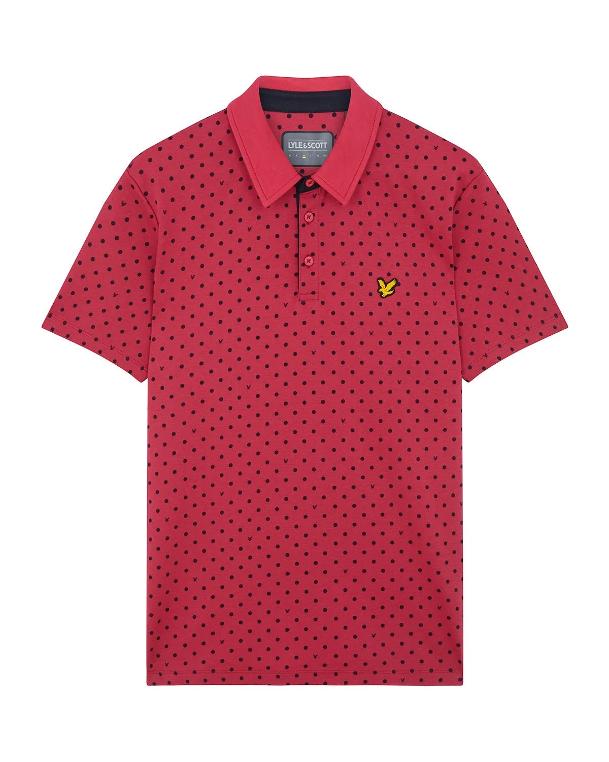 Lyle & Scott Lyle Polka Dot Golf Polo Shirt SP1665G - Image 3