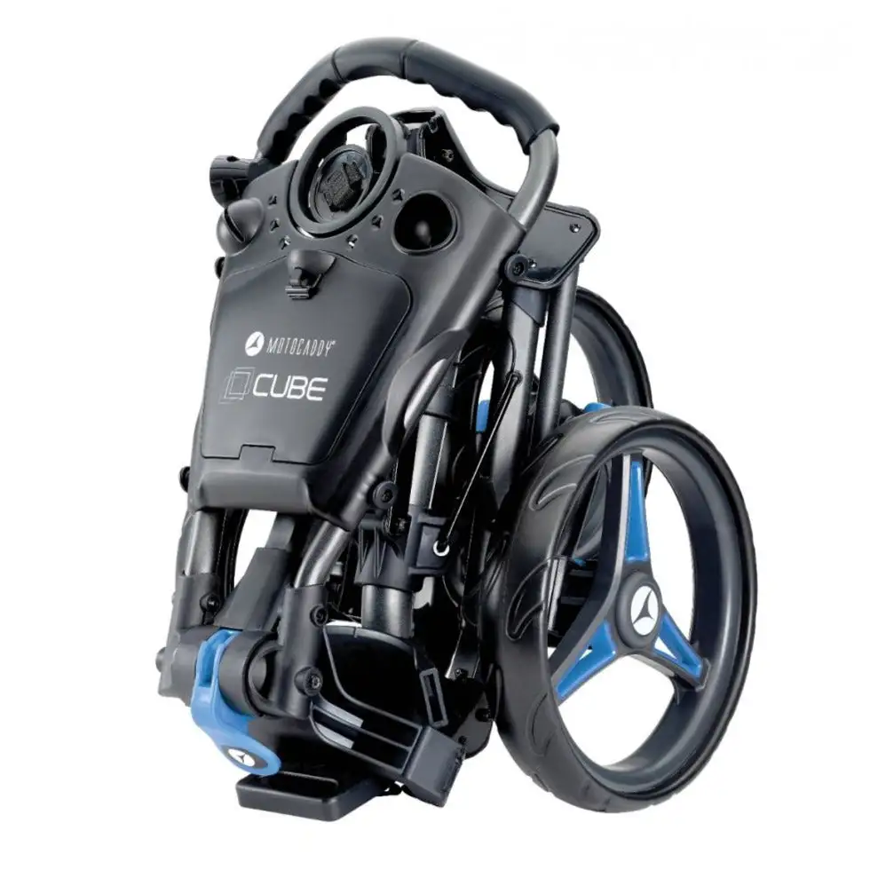 Motocaddy Cube Golf Push Trolley | Blue