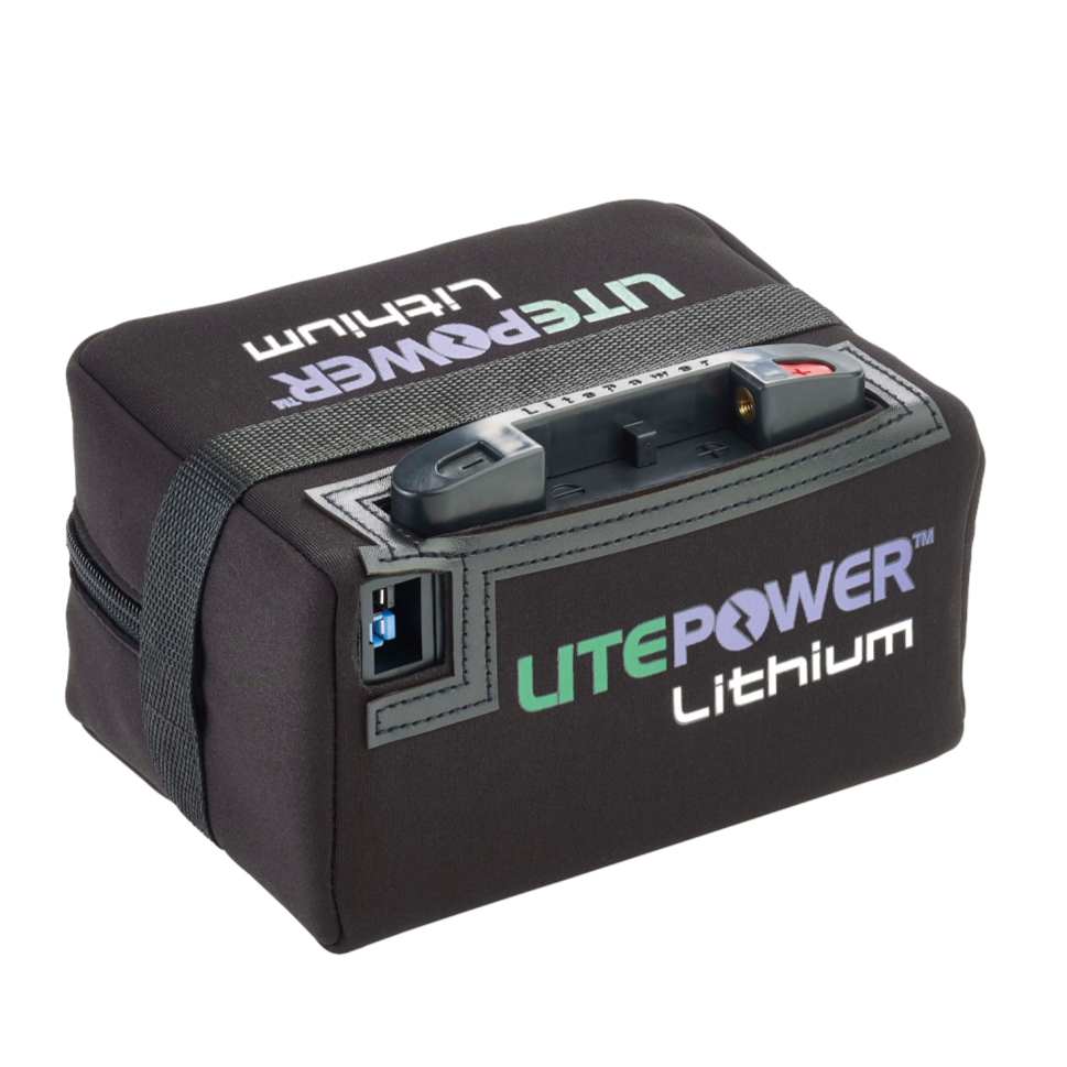 Motocaddy LitePower 12V Extended Lithium Battery & Charger | 36 Hole