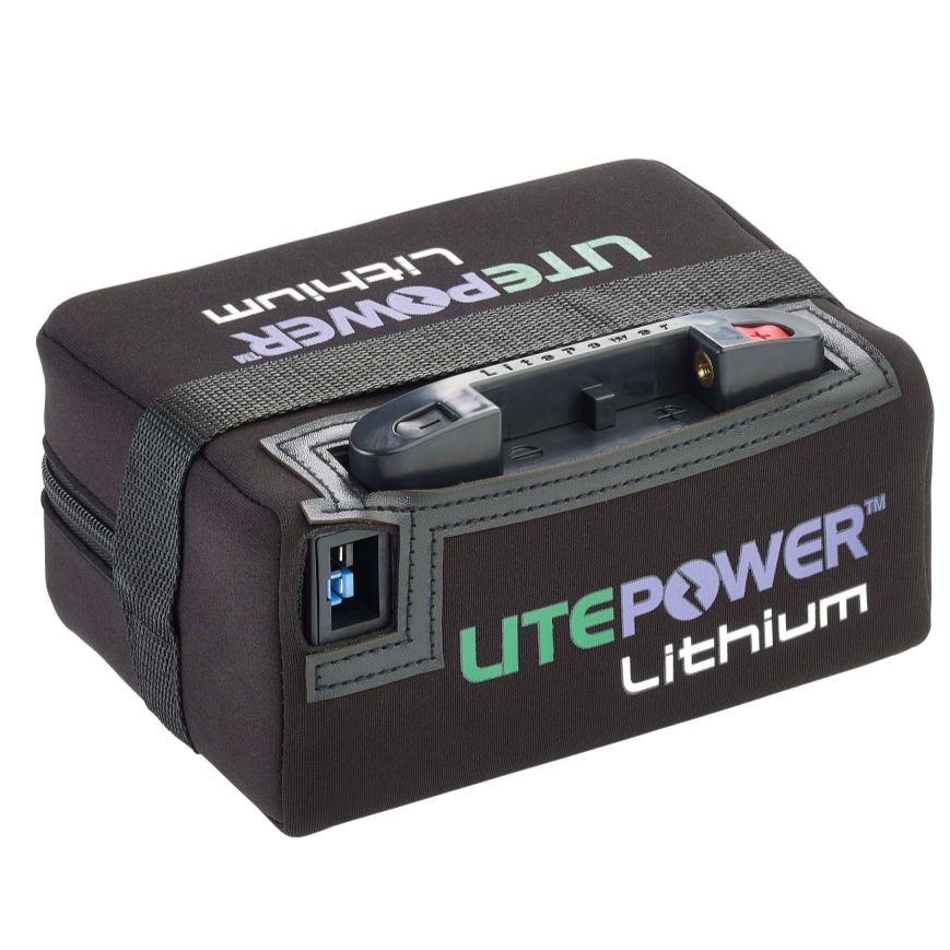 Motocaddy LitePower 12V Standard Lithium Battery & Charger | 18 Hole