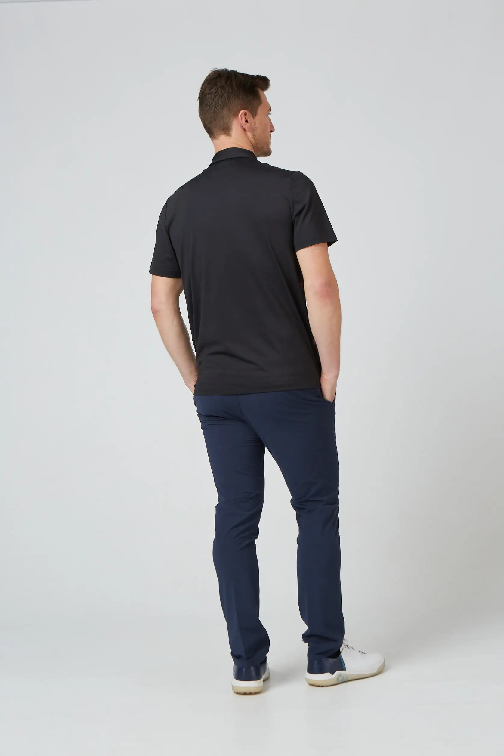 Original Penguin Checkerboard Colour Block Golf Polo Shirt OGKFC003 - Image 5