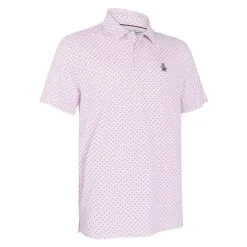 Original Penguin Geo Print Golf Polo Shirt OGKSC030