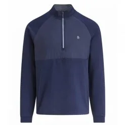 Original Penguin Mixed Media 1/4-Zip Golf Top OGKSB053GG