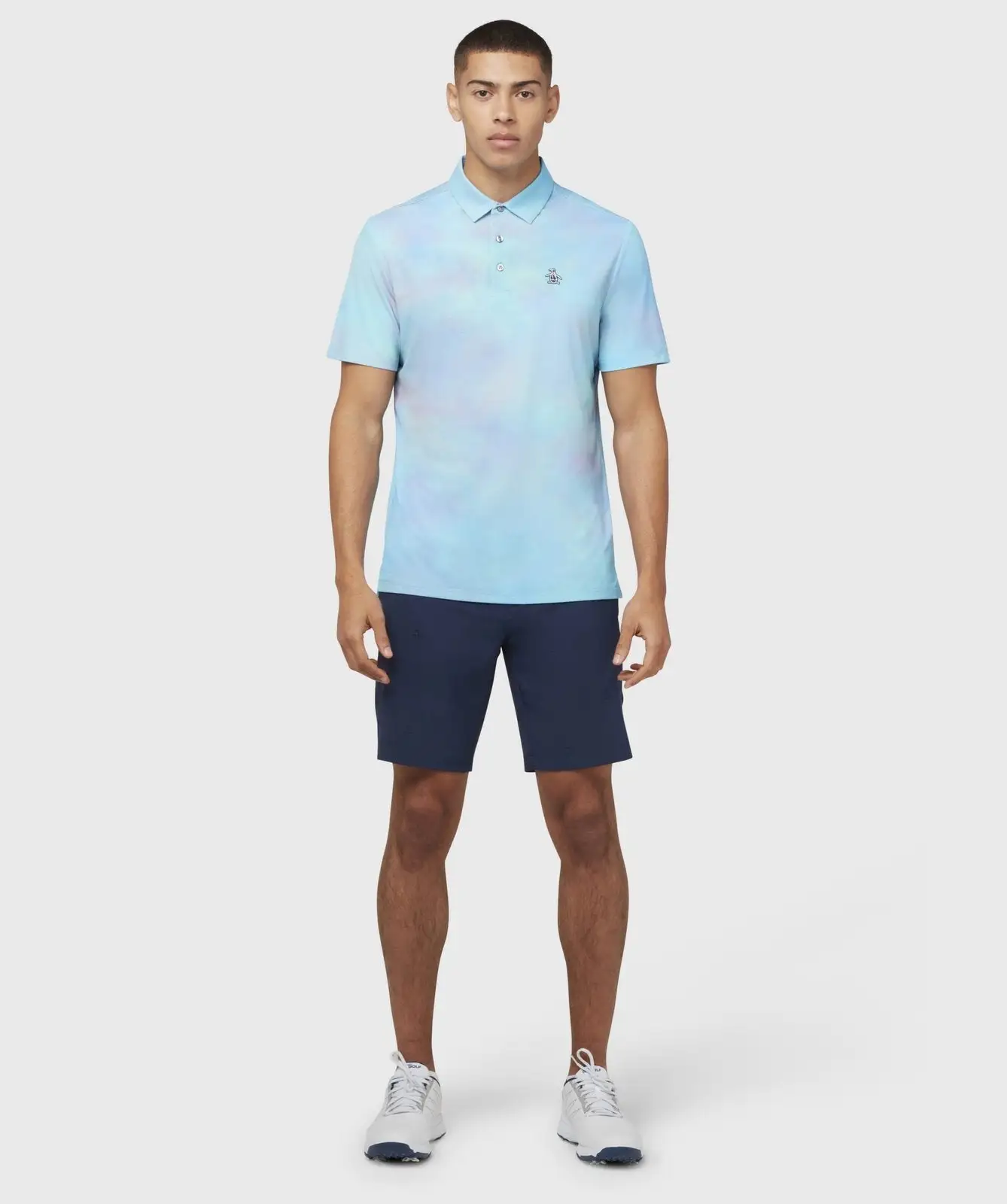Original Penguin Tie Dye Print Golf Polo Shirt OGKSC028 - Image 3