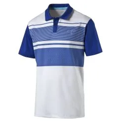 Puma Junior Patternblock Golf Polo Shirt
