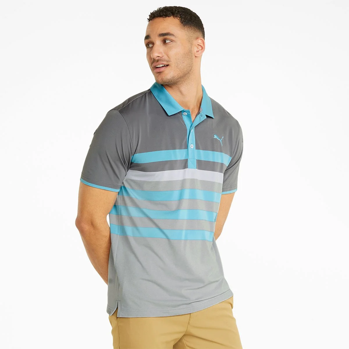 Puma MATTR One Way Golf Polo Shirt 599115 - Image 3