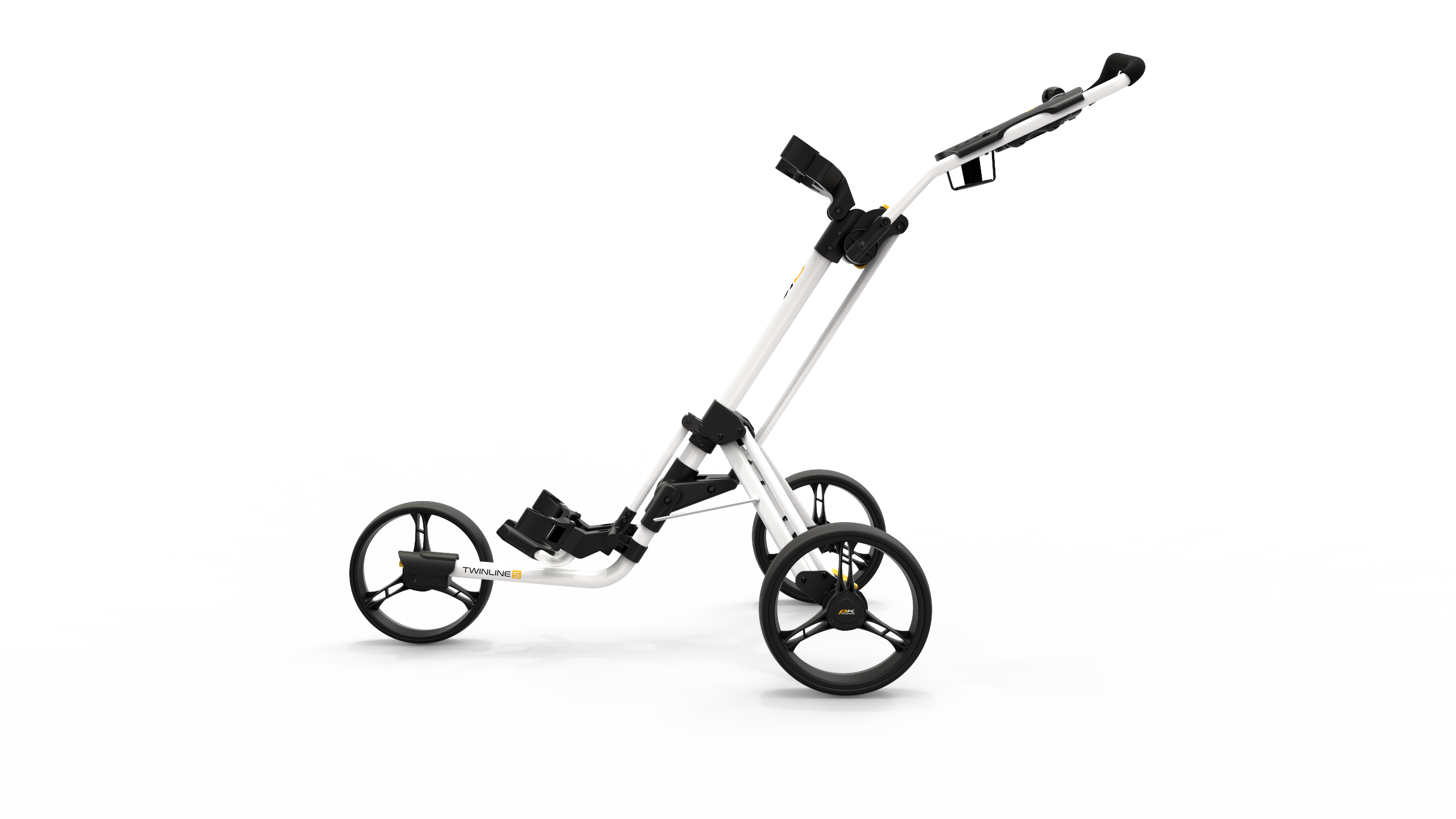 Powakaddy Twinline 5 Push Golf Trolley | Polar White - Image 3