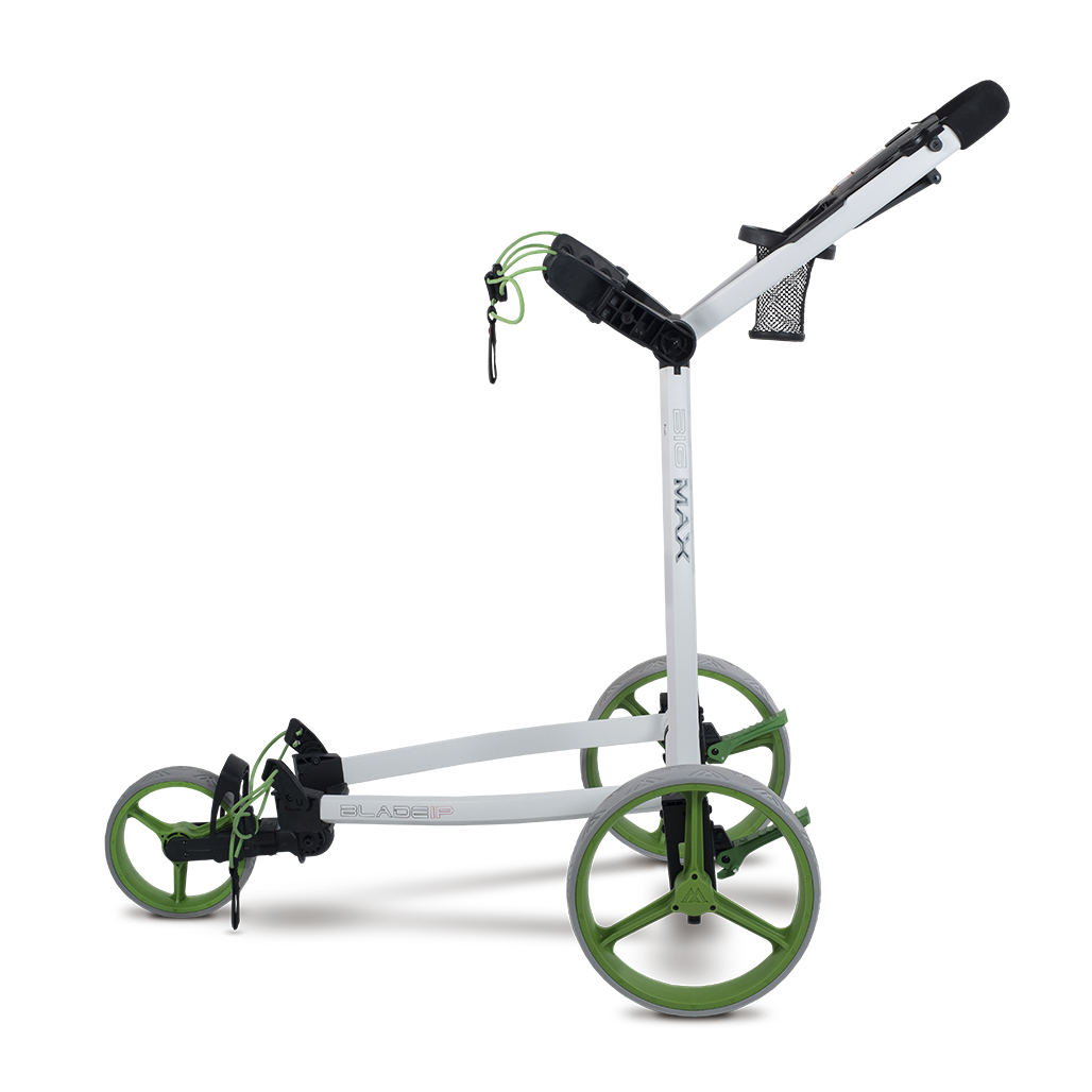 Big Max Blade IP Golf Trolley | White/Lime - Image 6