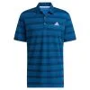 Adidas Two Colour Stripe Golf Polo Shirt
