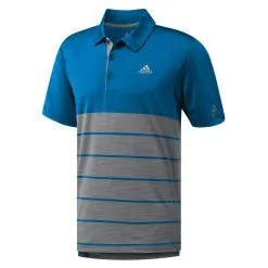 Adidas Ultimate365 Heather Block Golf Polo Shirt