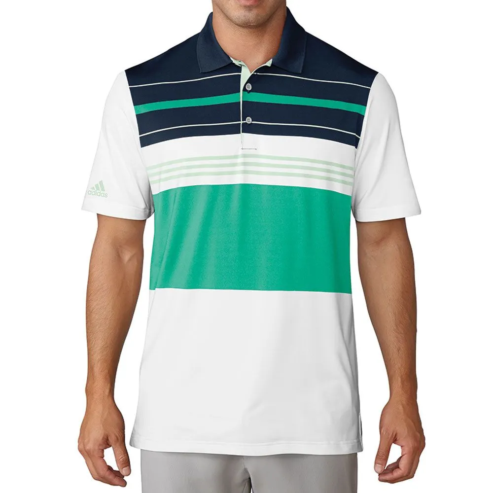 Adidas Ultimate365 Engineered Block Golf Polo Shirt - Image 3