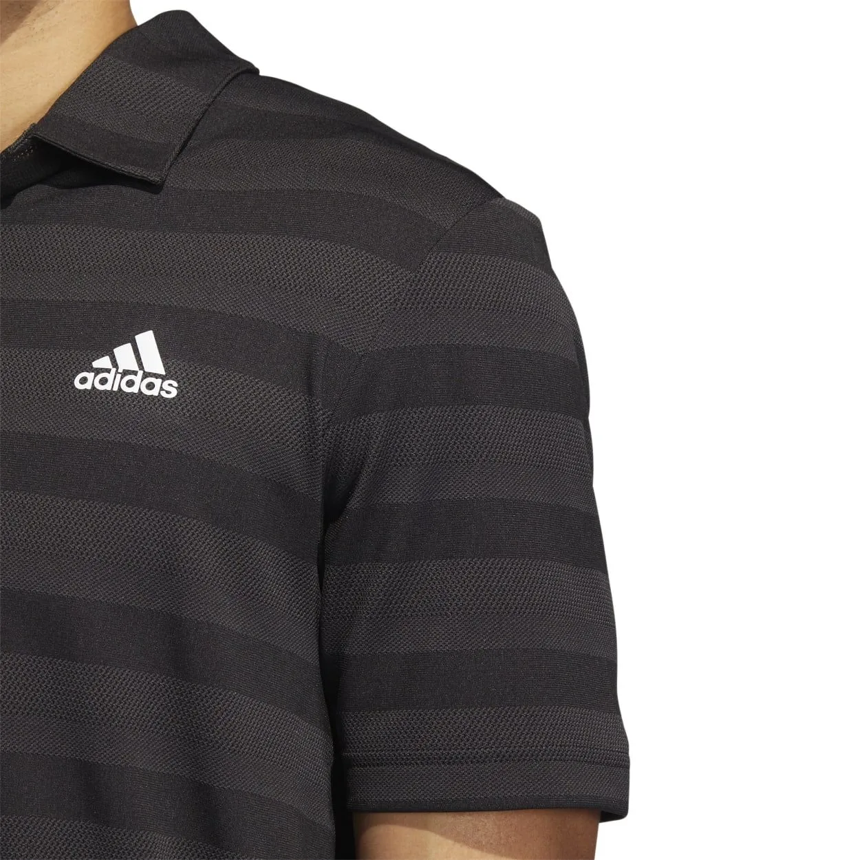 Adidas 2-Colour Stripe Golf Polo Shirt HI5180 - Image 2
